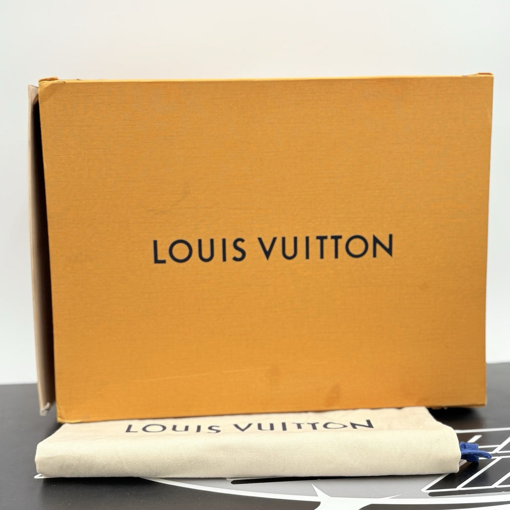 Size 10 LV (11-11.5 US) Louis Vuitton Strap Trainer ' Green ' | SUPER CLEAN!