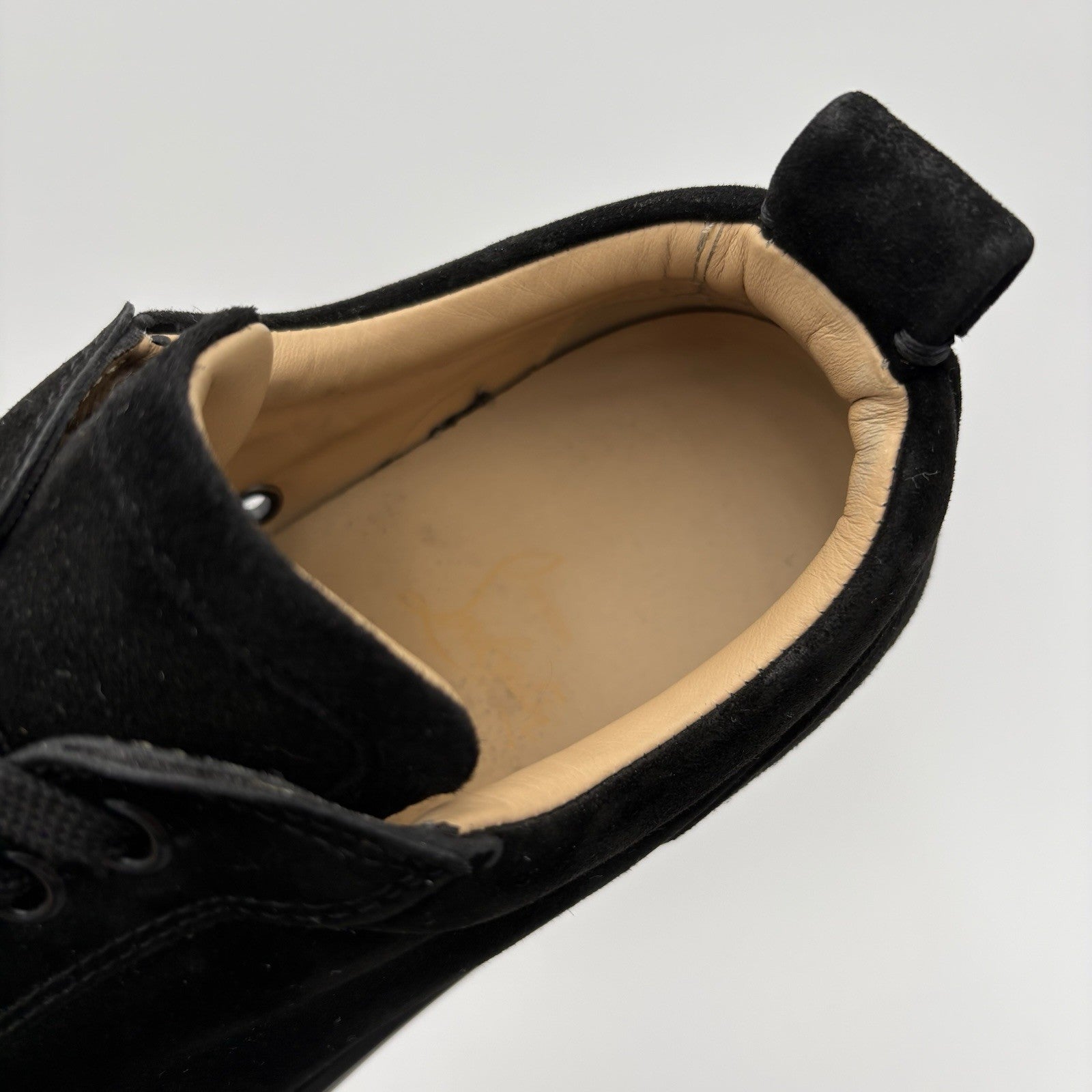 Size 41 (8 US) Christian LouBoutin Louis Junior  Spikes ' Black ' | GOOD COND!