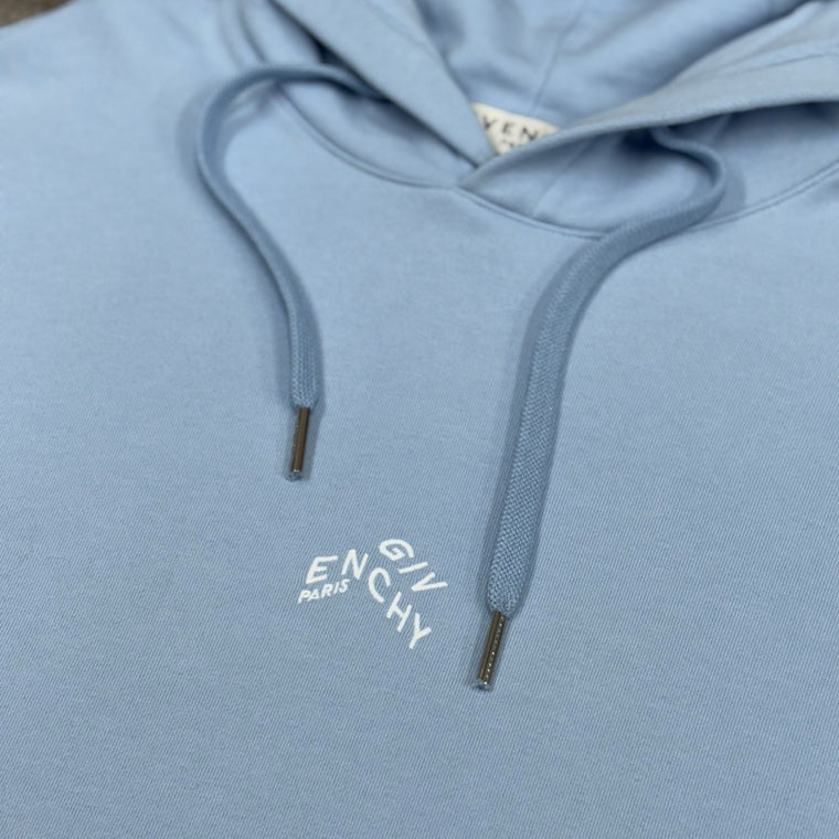 Refracted Embroidered Hoodie Baby Blue — photo 4