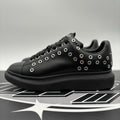 Size 43.5 (10.5 US) Alexander McQueen ' Black Silver Eyelets ' | GREAT COND!