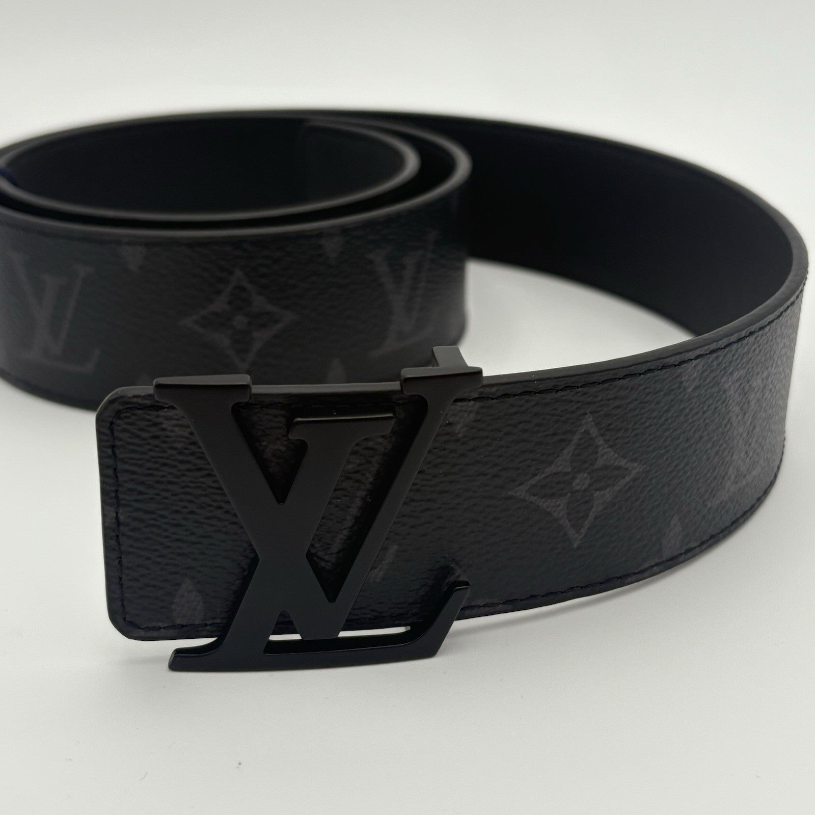 Louis Vuitton Monogram Eclipse Matte Black Belt | BRAND NEW!