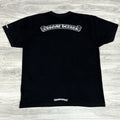 Size XL - Chrome Hearts Scroll Logo T- Shirt ' Black ' | EXCELLENT!