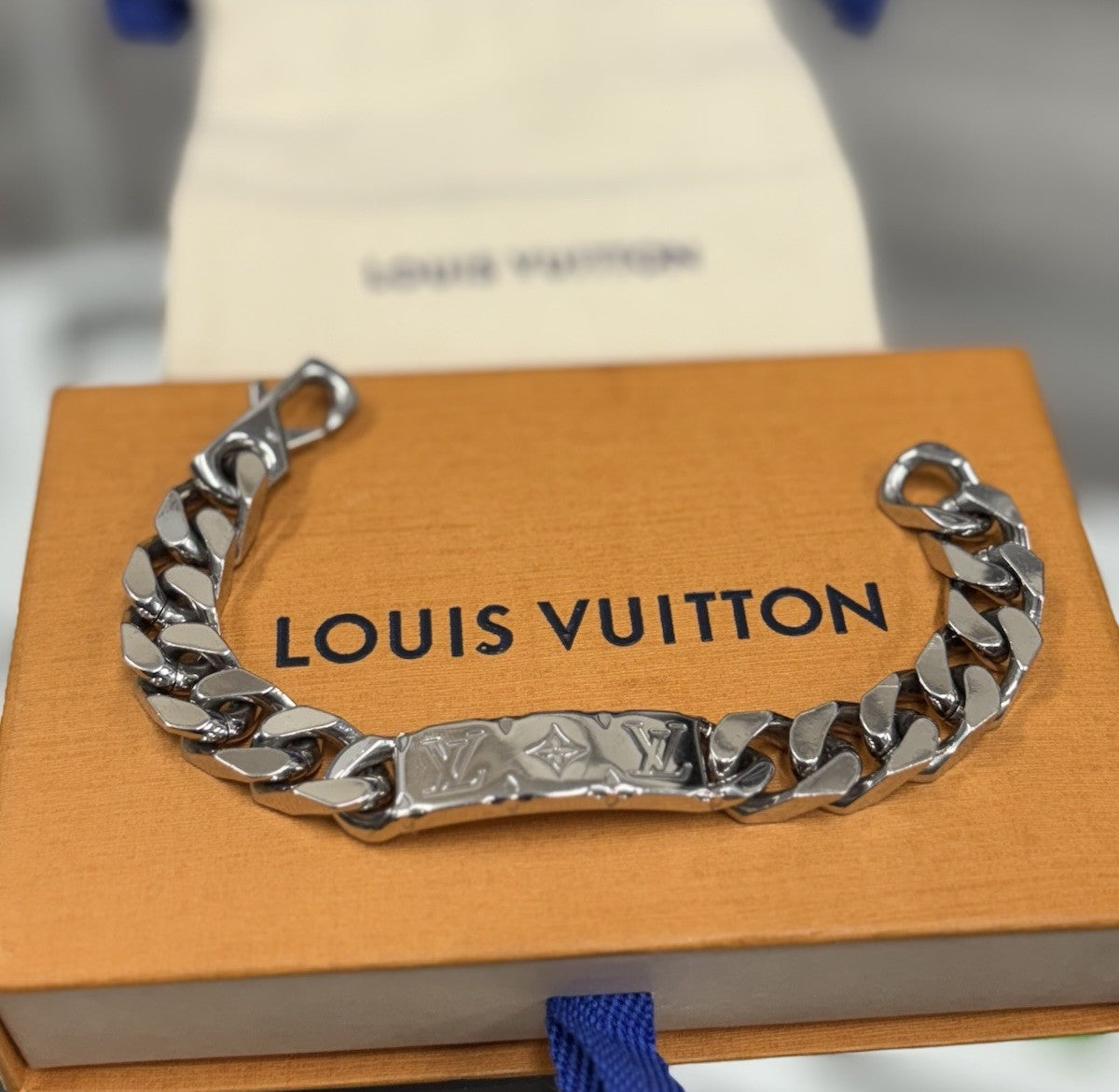 Louis Vuitton Monogram Chain Bracelet | WORN 1-3x | SUPER CLEAN!