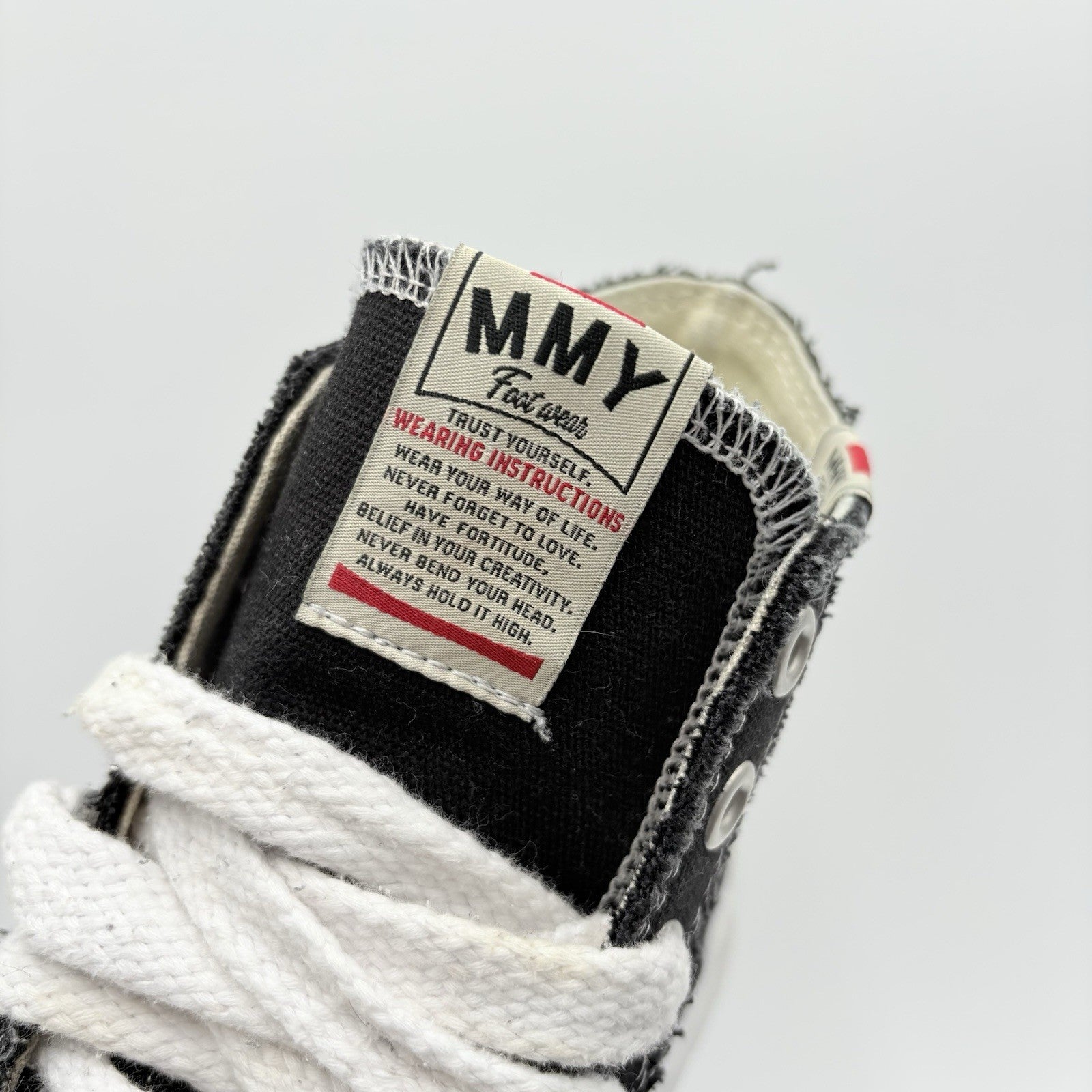 Size 41 (8 US) Maison Mihara Yasuhiro Peterson OG Sole Canvas High ' Black '