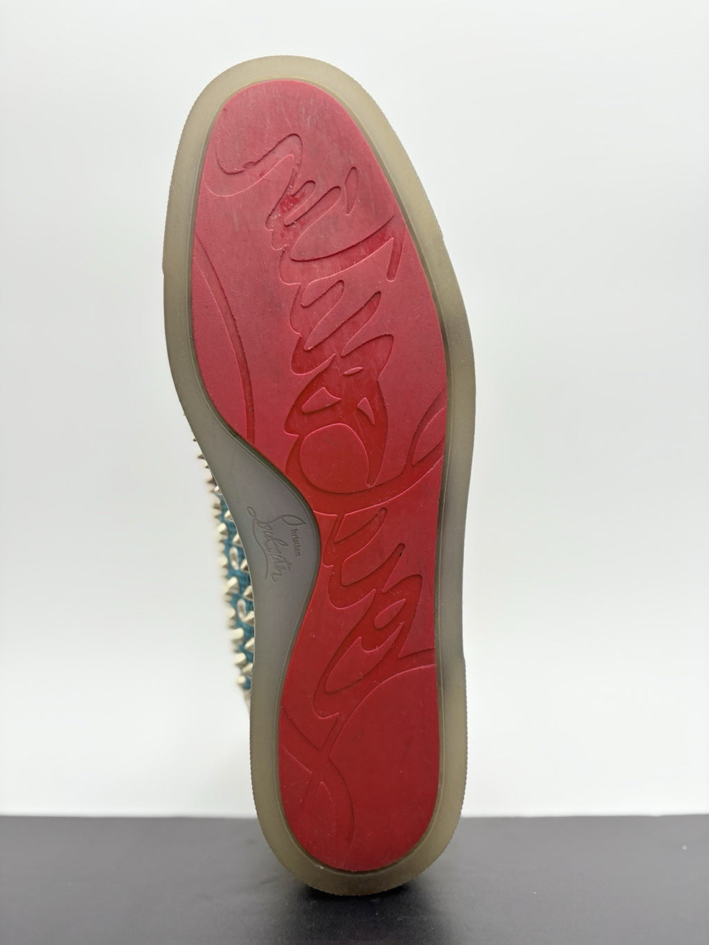 Size 45 (12 US) Christian Louboutin High Spikes ' Lux Techno ' | SUPER CLEAN!