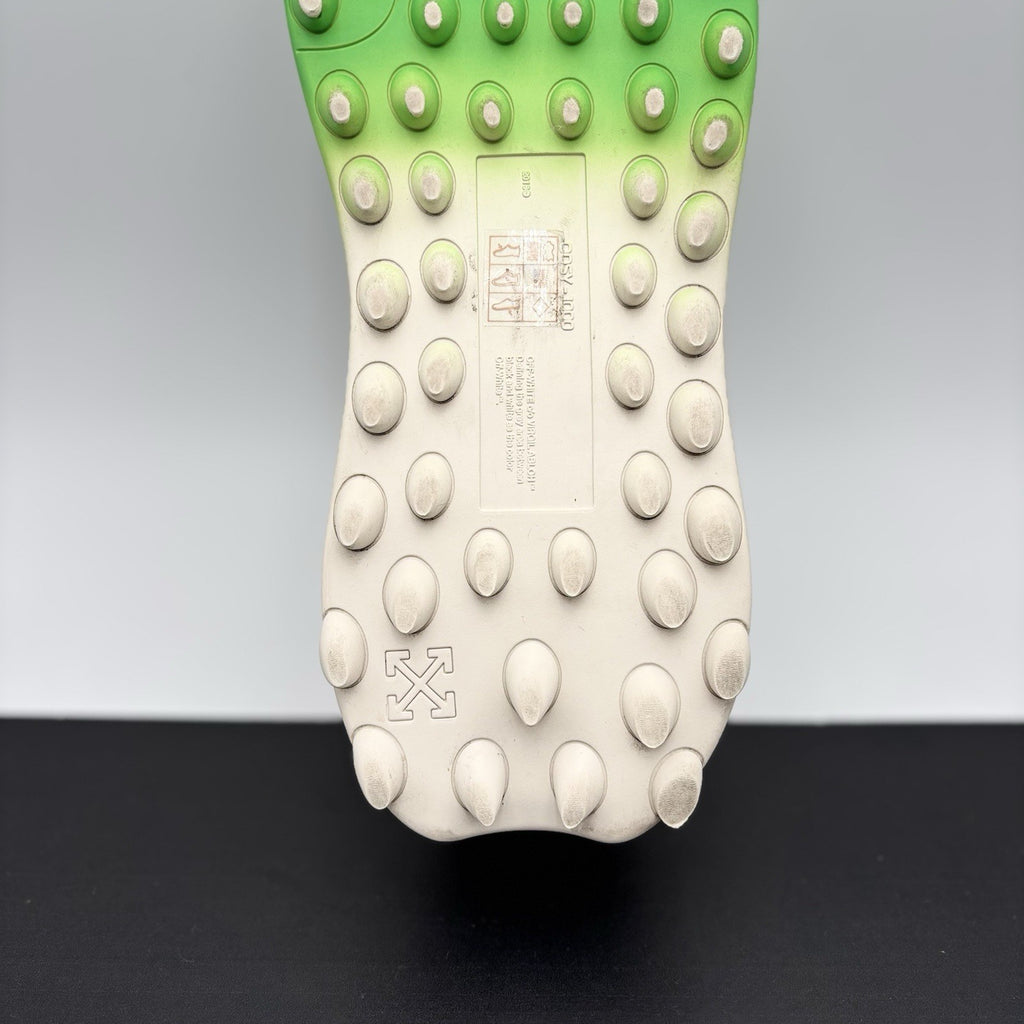 Size 45 (12 US) Off-White ODSY-1000 ' White, Green Spray Paint ' | GREAT!