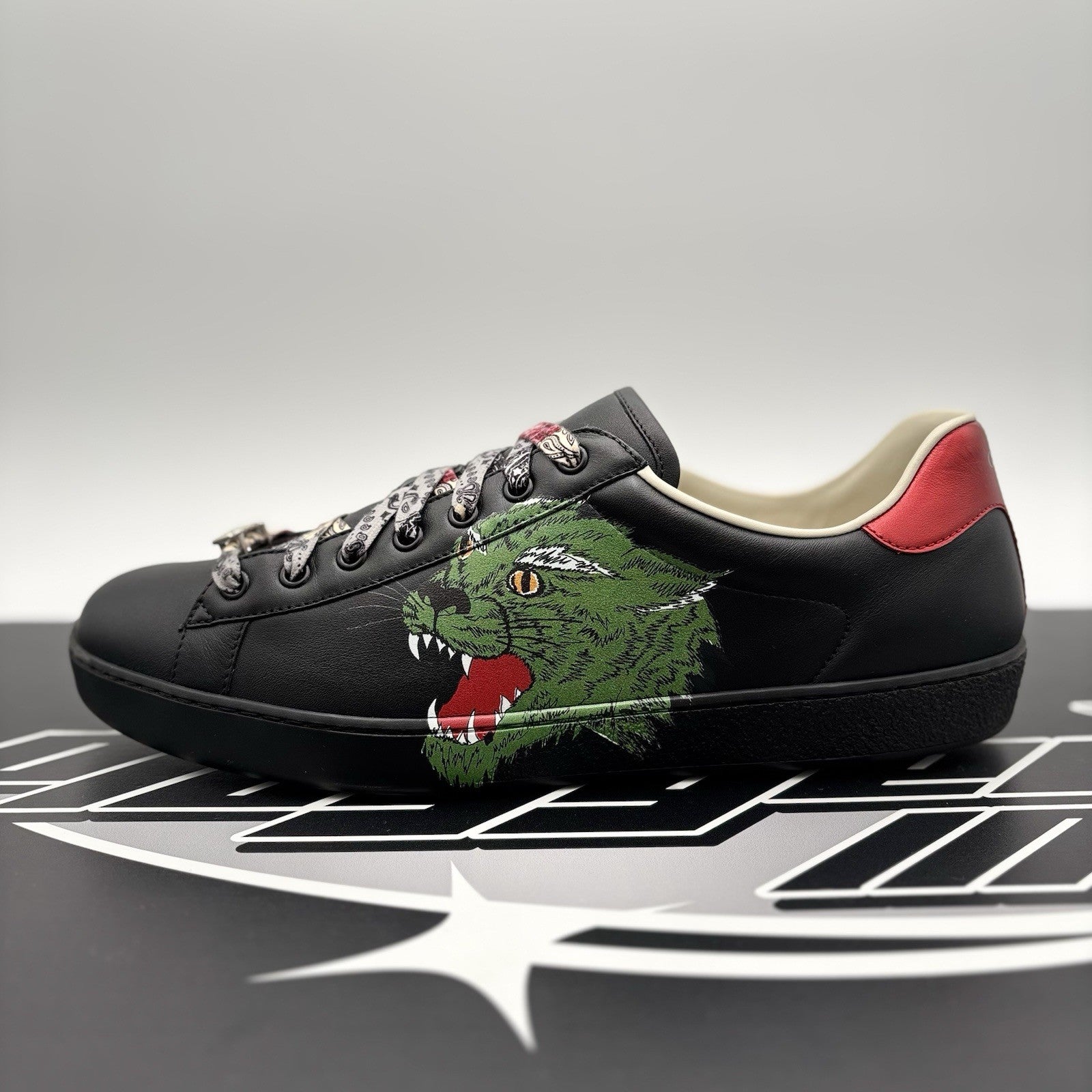 Size 11 G (11.5 US) - Gucci Ace ' Green Panther ' | SUPER CLEAN!