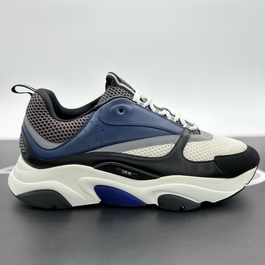 Size 48 (15 US) Dior B22 Sneaker ' Navy Black White ' | SUPER CLEAN!