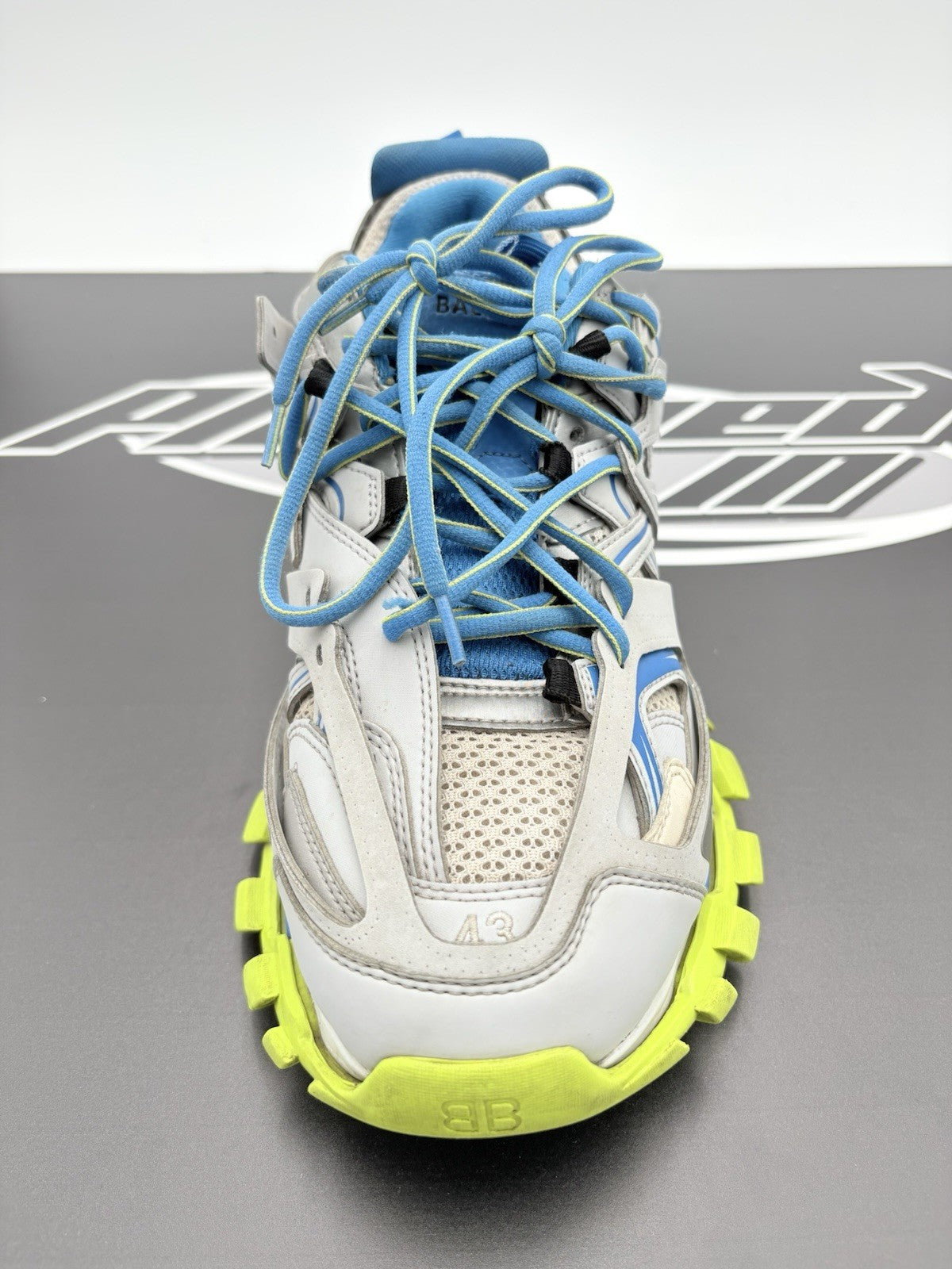 Size 43 (10 US) - Balenciaga Track Sneaker ' Grey Blue ' | GOOD CONDITION!