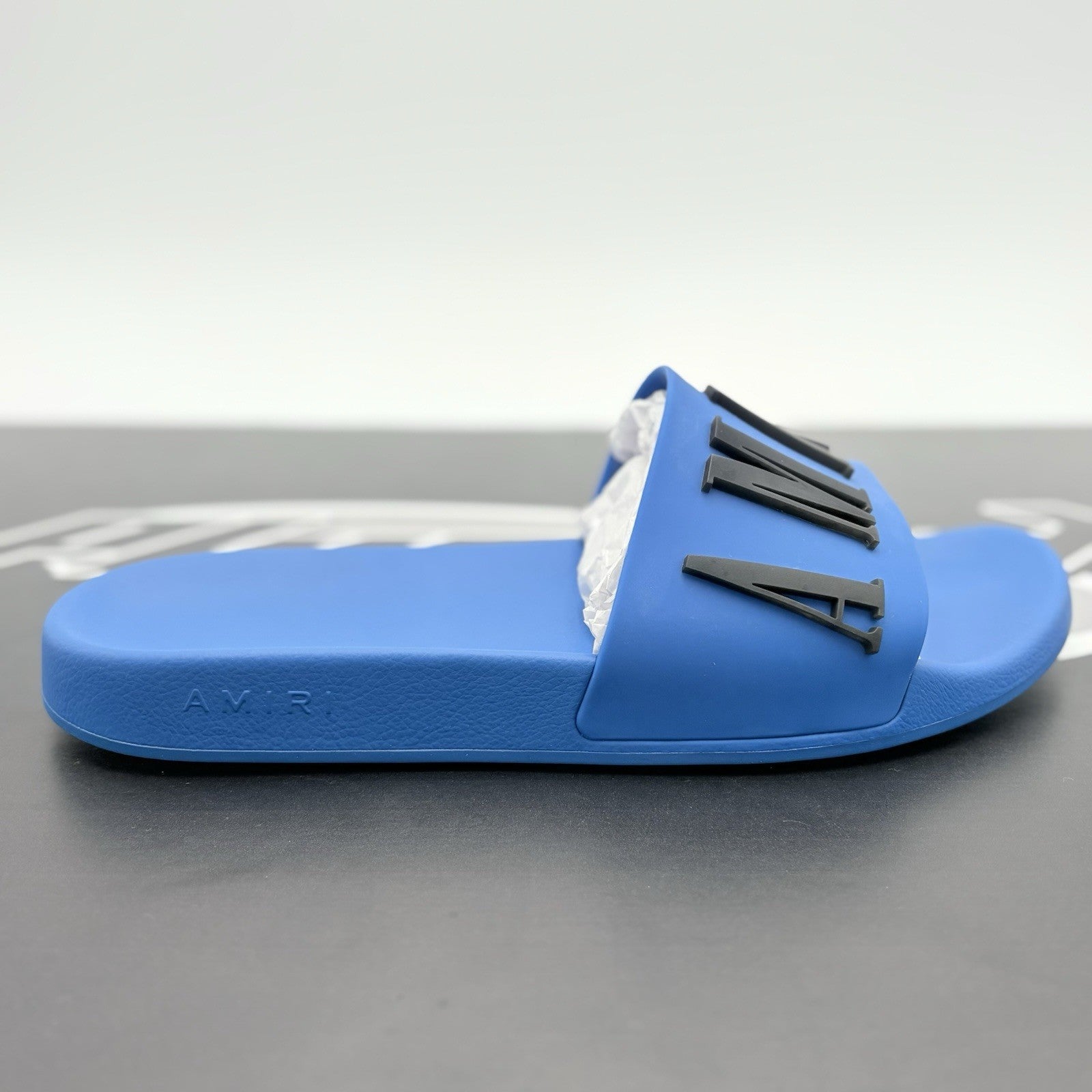 Size 45 - Amiri Logo Slides ' Blue ' | BRAND NEW!
