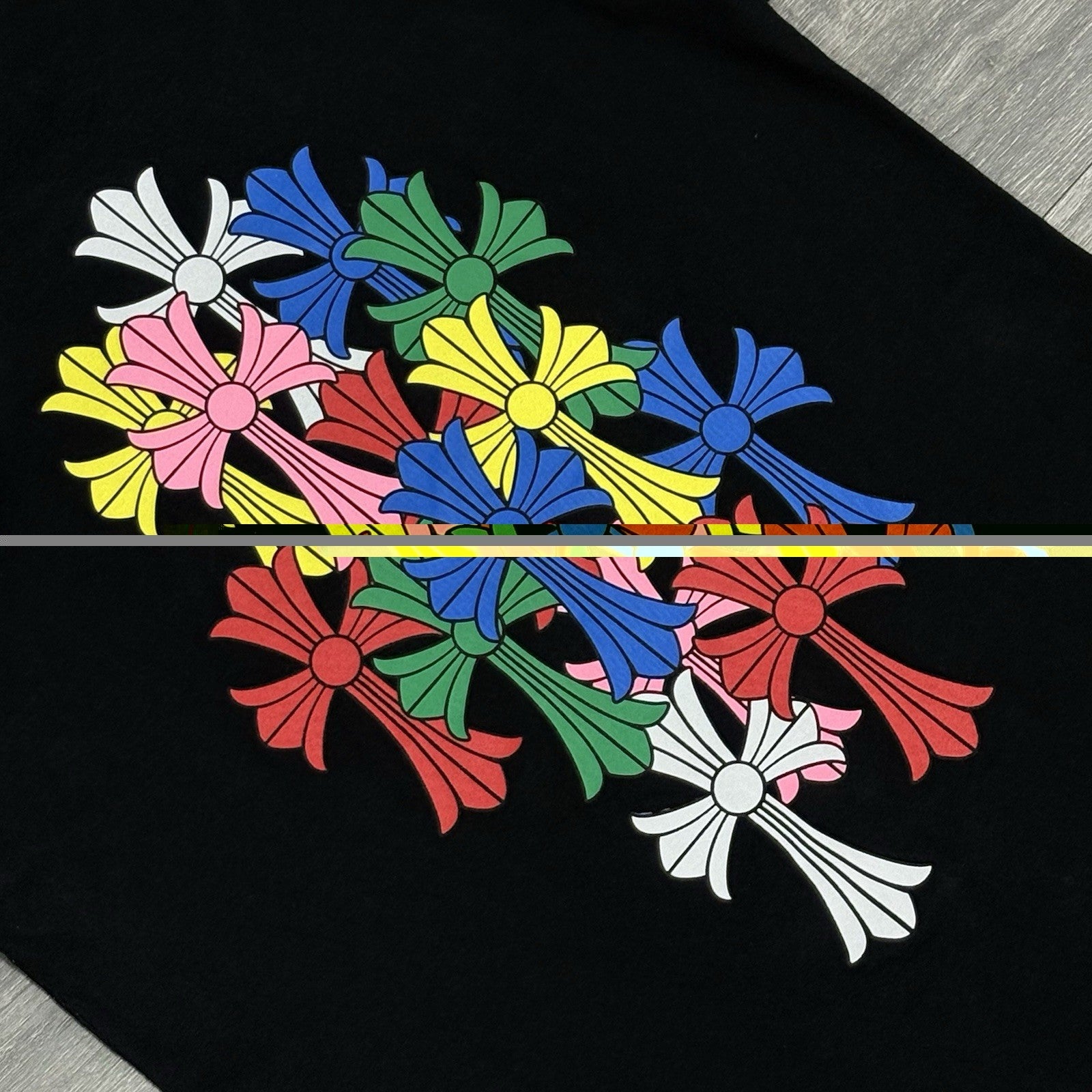 Size M - Chrome Hearts Multi Cross Cemetery T-Shirt ' Black ' | SUPER CLEAN!