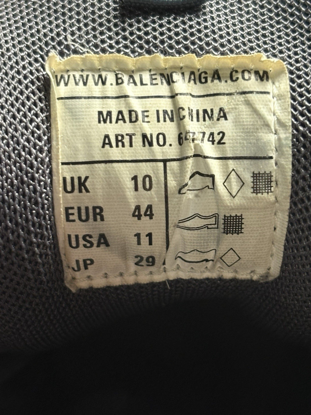 Size 44 (11 US) - Balenciaga Track Sneaker ' Navy ' | GOOD CONDITION!