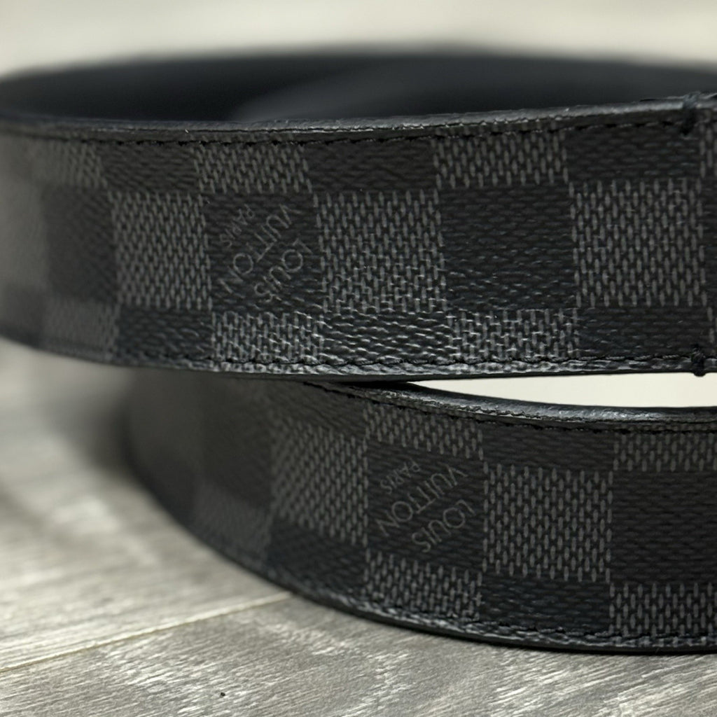 Louis Vuitton Pont Neuf 35mm Belt ' Damier Graphite '