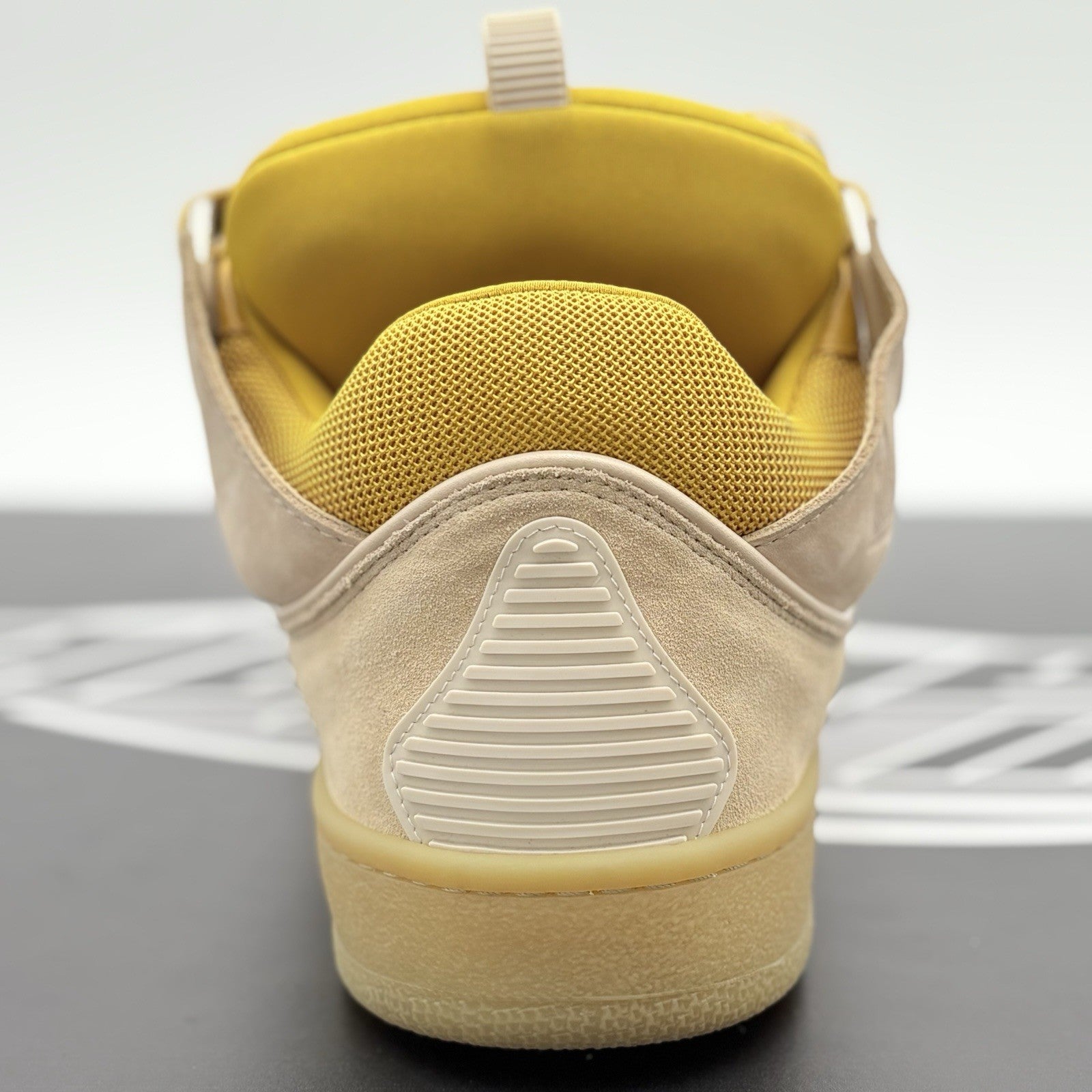 Size 45 (12 US) - Lanvin Curb Sneaker ' Beige Yellow ' | EXCELLENT CONDITION!
