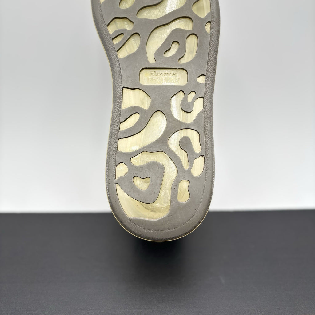 Size 42 (9 US) Alexander McQueen ' Transparent Sole, Snakeskin ' | GREAT!