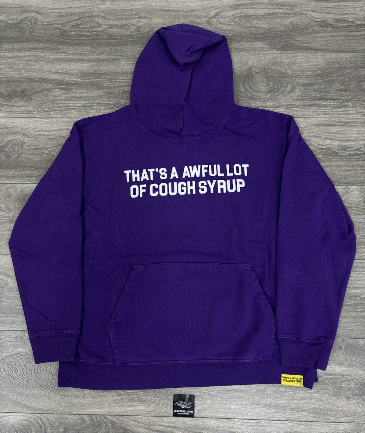 Size S - Awful Lot Of Cough Syrup Hoodie ‘ Purple ‘ | BRAND NEW!
