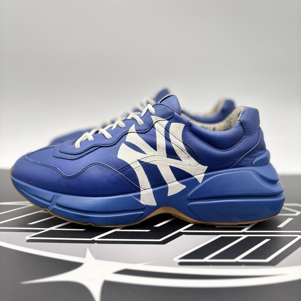 Size 8 G (8.5 US) - Gucci Rhyton MLB Edition ' New York Yankees Blue '