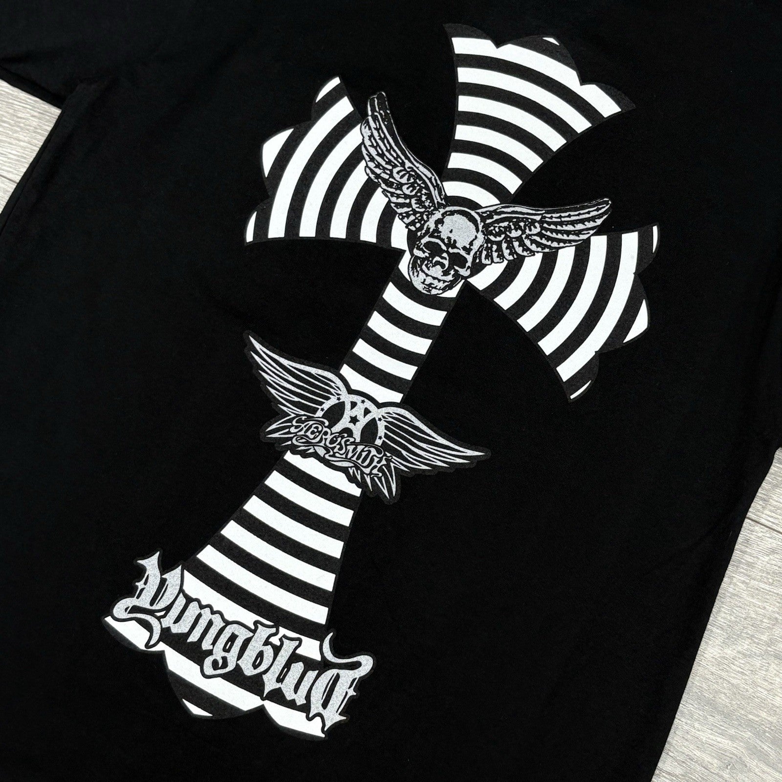 Size M - Chrome Hearts x Foti x Yung Blud x Aerosmith T-Shirt ' Black ' | NEW!