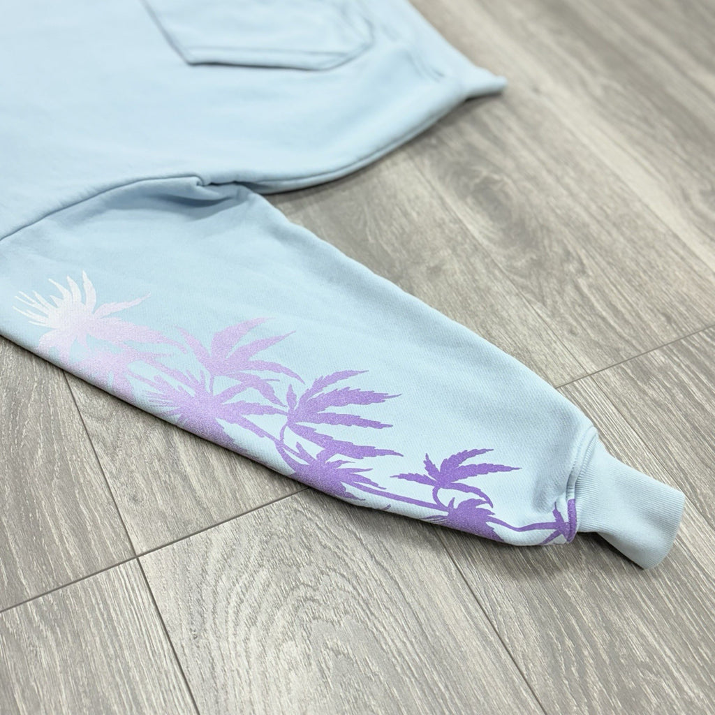 Size M - Amiri Eternal Happiness Embroidered Hoodie ' Blue ' | GREAT CONDITION!