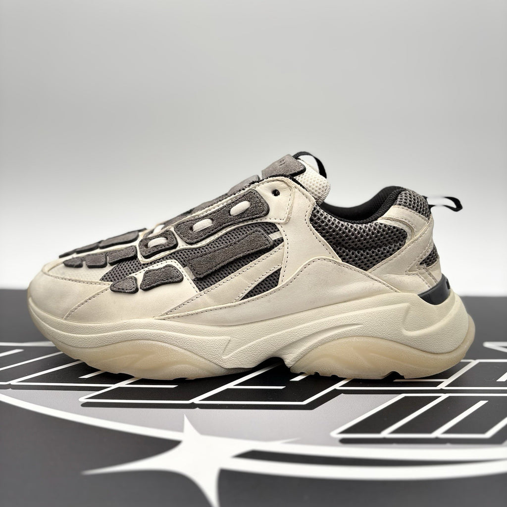 Size 42 (9 US) Amiri Bone Runner ' White, Beige, Grey ' | GOOD CONDITION!