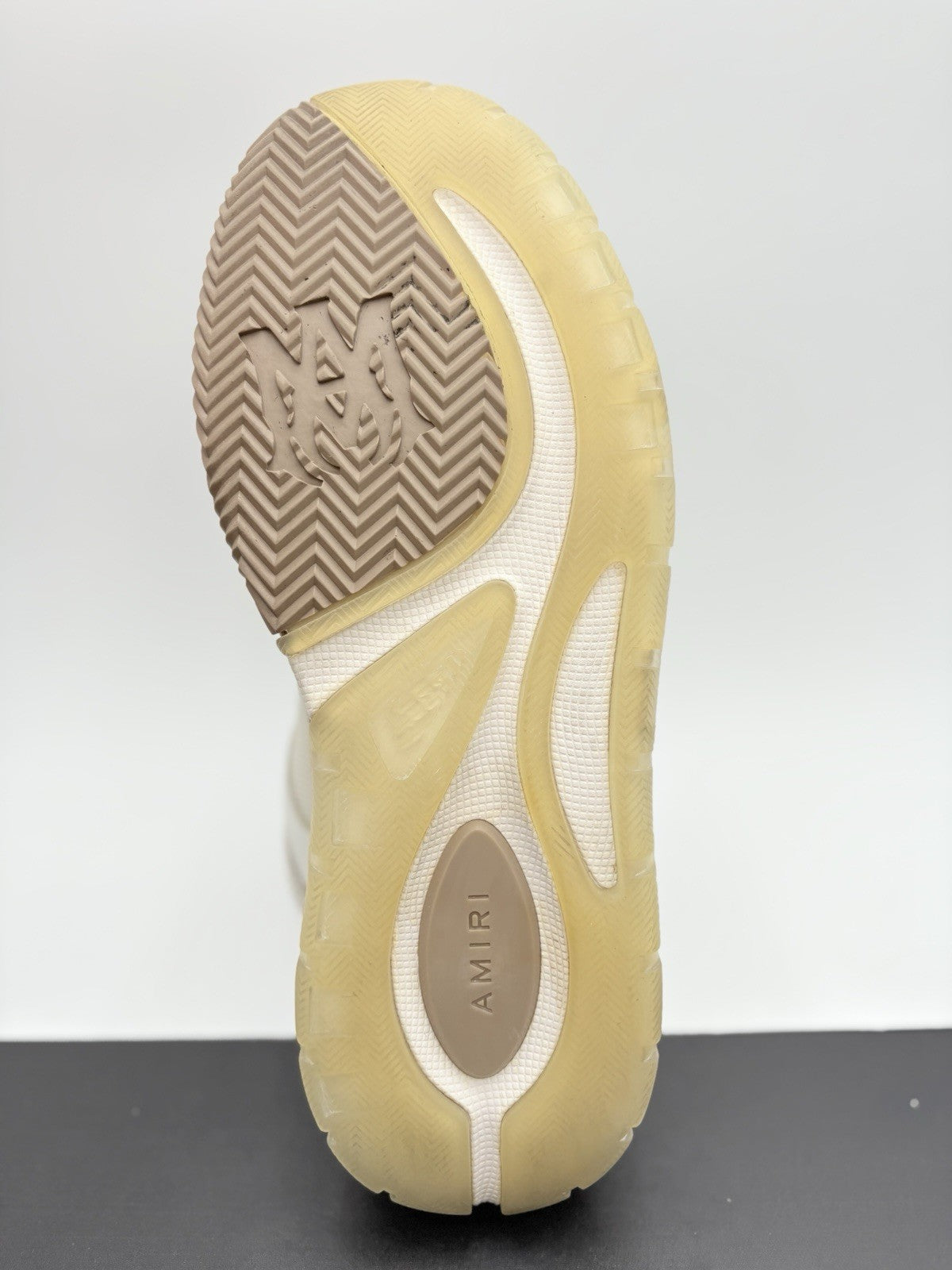 Size 44 (11 US) Amiri MA-1 ' White Brown ' | GOOD CONDITION!