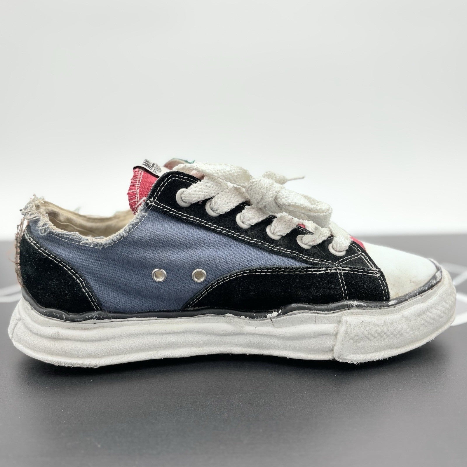 Size 44 (11 US) Maison Mihara Yasuhiro OG Sole Canvas ' Multi Color '