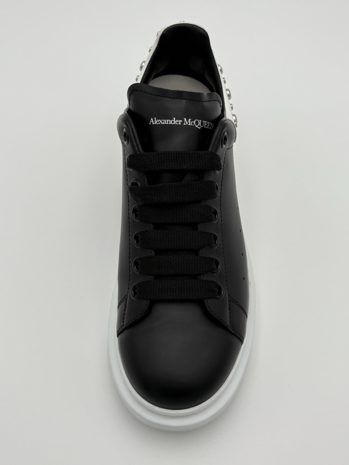 Size 43 (10 US) - Alexander McQueen Studded Oversized ' Black White ' | CLEAN!