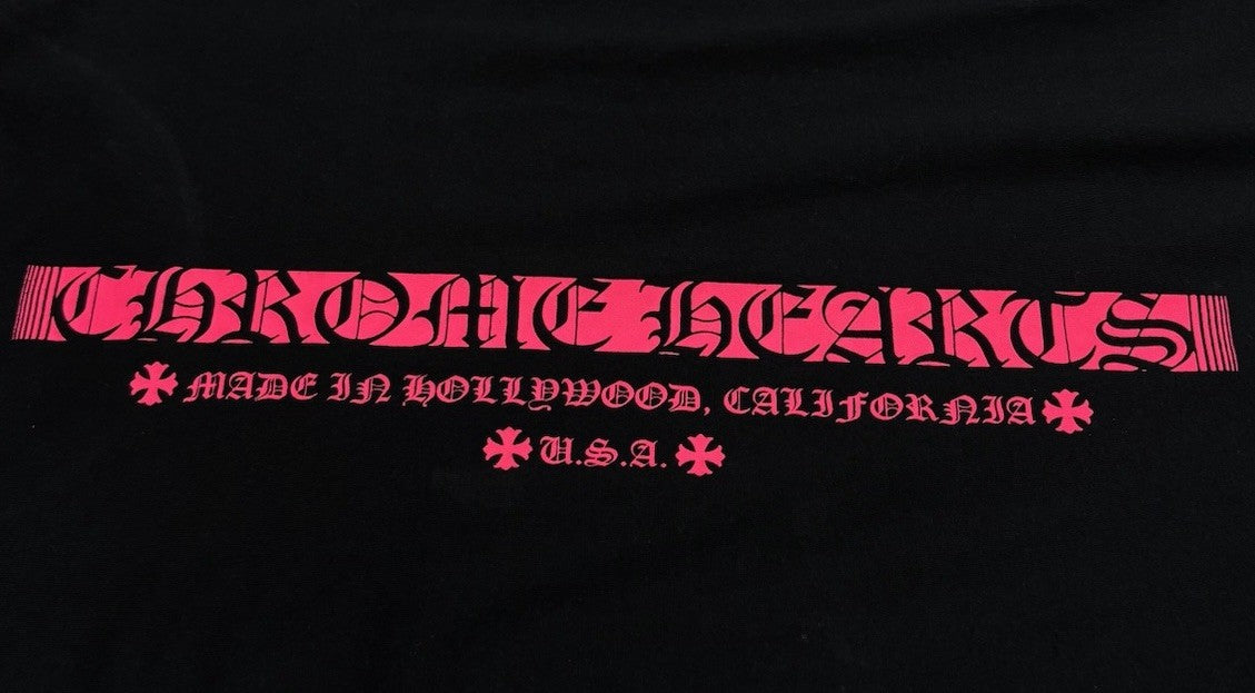 Size Large - Chrome Hearts Made In Hollywood Long Sleeve ' Black Pink ' | CLEAN!