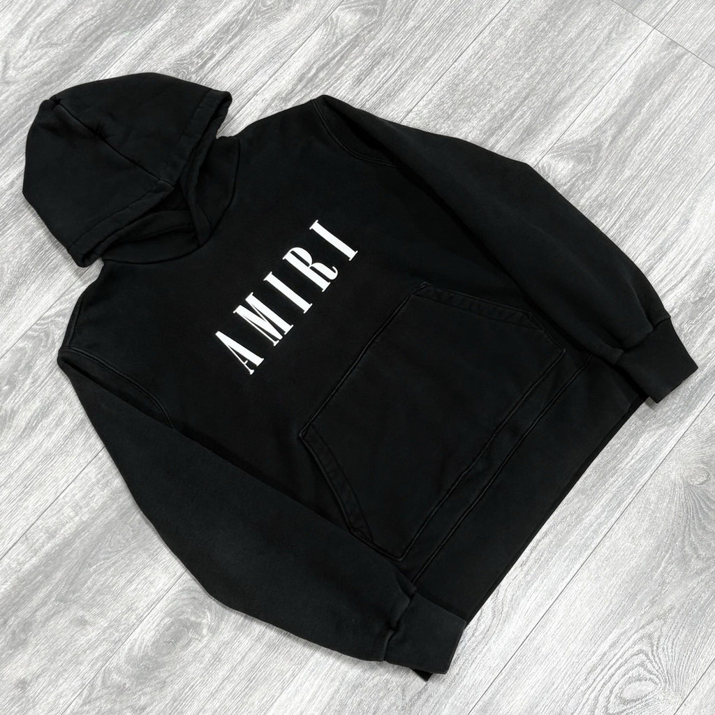 Size L - Amiri Core Logo Hoodie ' Black ' | GREAT CONDITION!