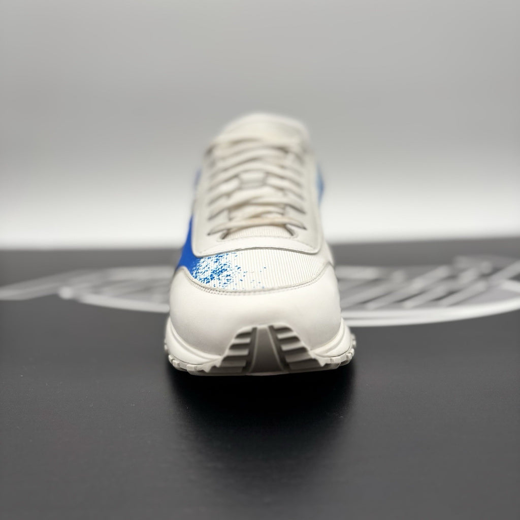 Size 9.5 LV (10-10.5 US) Louis Vuitton Run Away Sneaker ' White, Blue ' | GREAT!