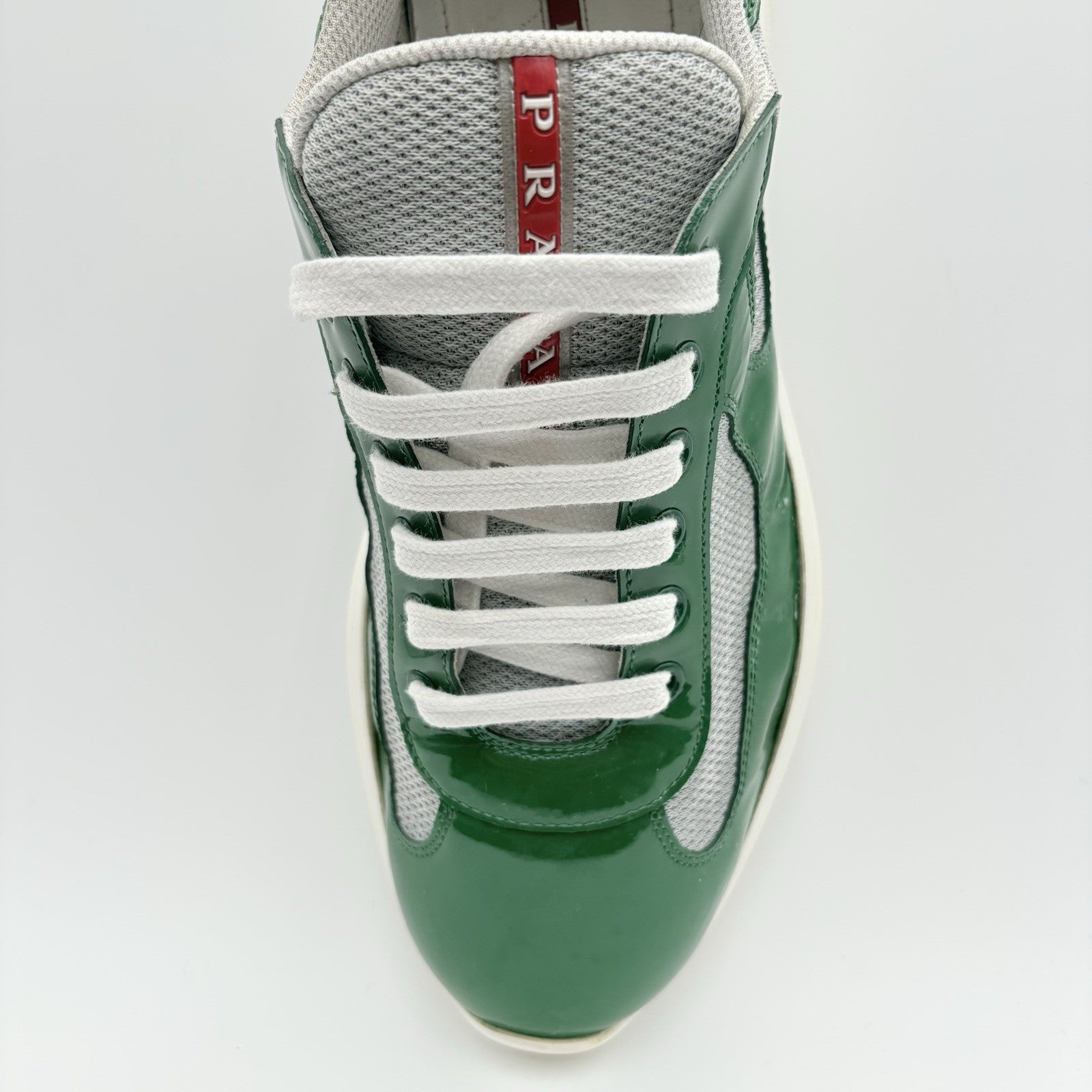 Size 9.5 UK (10.5 US) - Prada Americas Cup ' Green White ' | GOOD CONDITION!