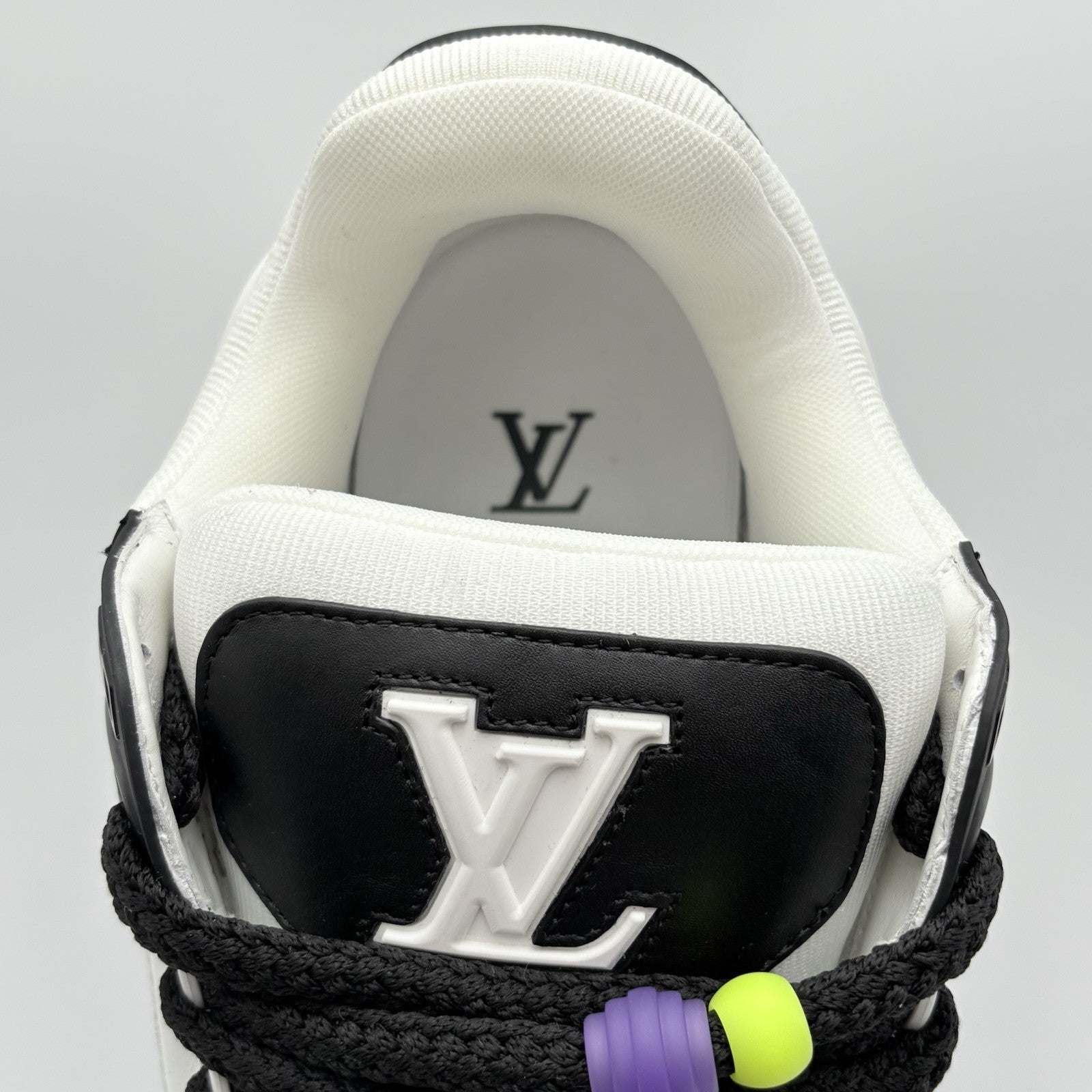 Size 10.5 LV (11.5-12 US) - Louis Vuitton Maxi ' Black White ' | ONLY TRIED ON!