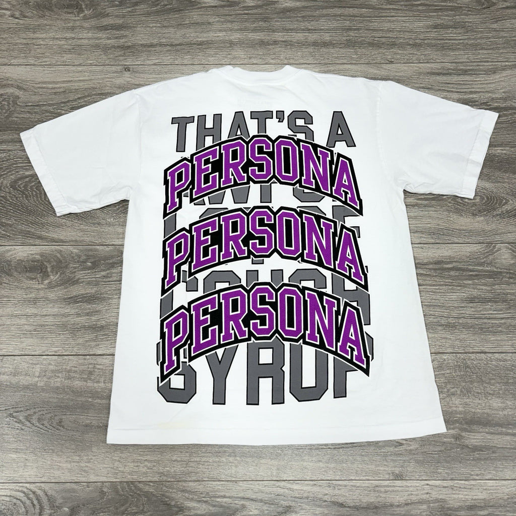 Size S - That’s A Awful Lot Of Cough Syrup X Persona T -Shirt ' White ' | NEW!