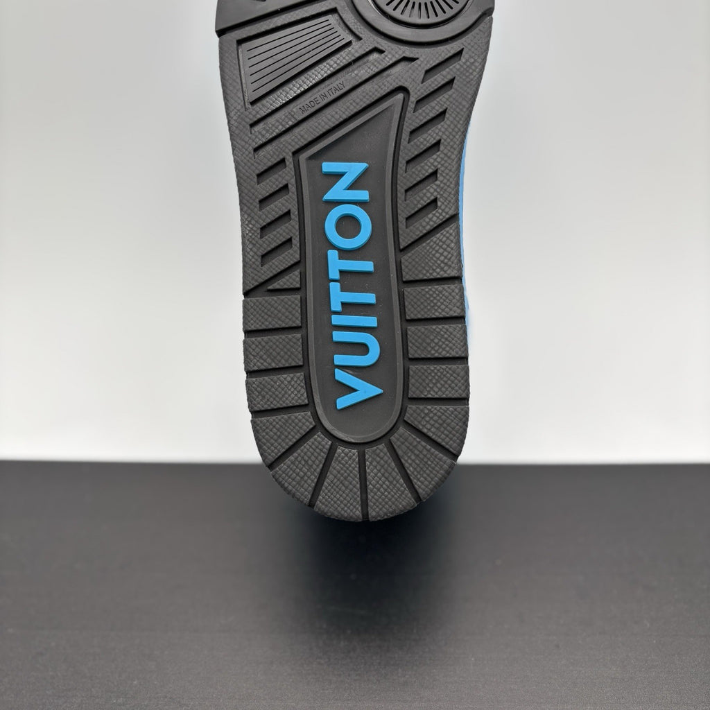 Size 6.5LV (7.5-8US) Louis Vuitton Virgil Abloh Trainer 'Blue Black' |1-3x Worn!