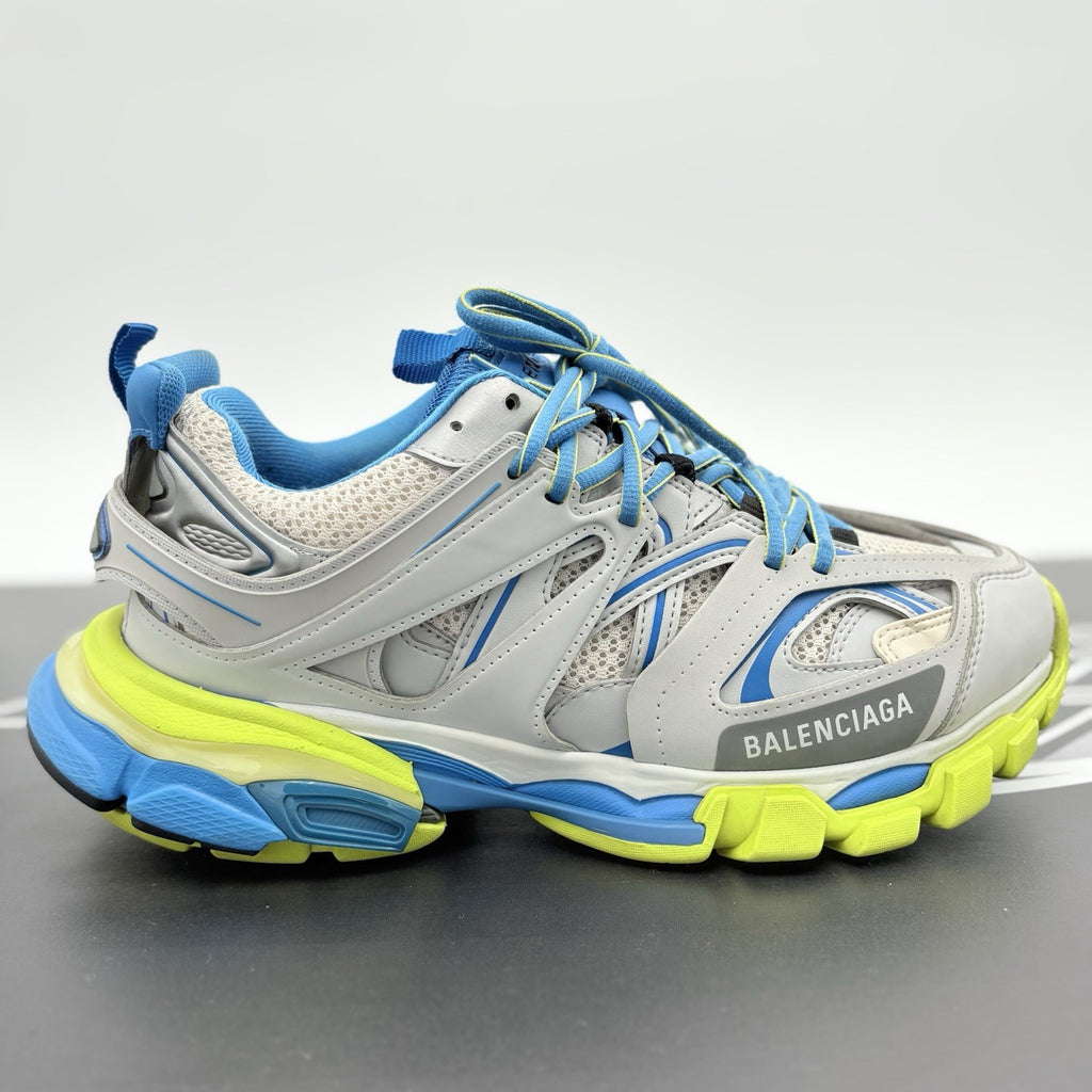 Size 40 (7 US) - Balenciaga Track Sneaker ' Grey Blue ' | SUPER CLEAN!