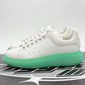 Size 41 (8 US) Alexander McQueen Oversized ' White Green Sole ' | SUPER CLEAN!