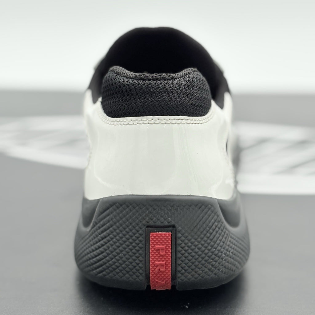 Size 8.5 UK (9.5 US) - Prada Americas Cup ' Black White ' | SUPER CLEAN!