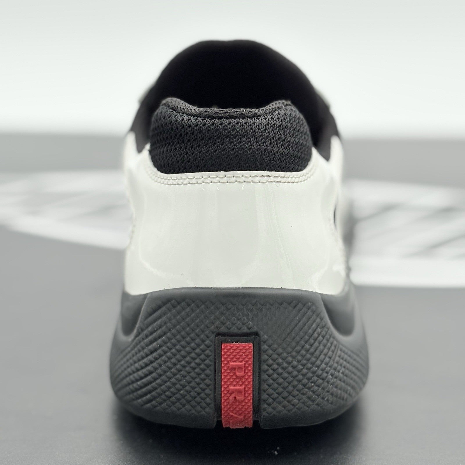 Size 8.5 UK (9.5 US) - Prada Americas Cup ' Black White ' | SUPER CLEAN!