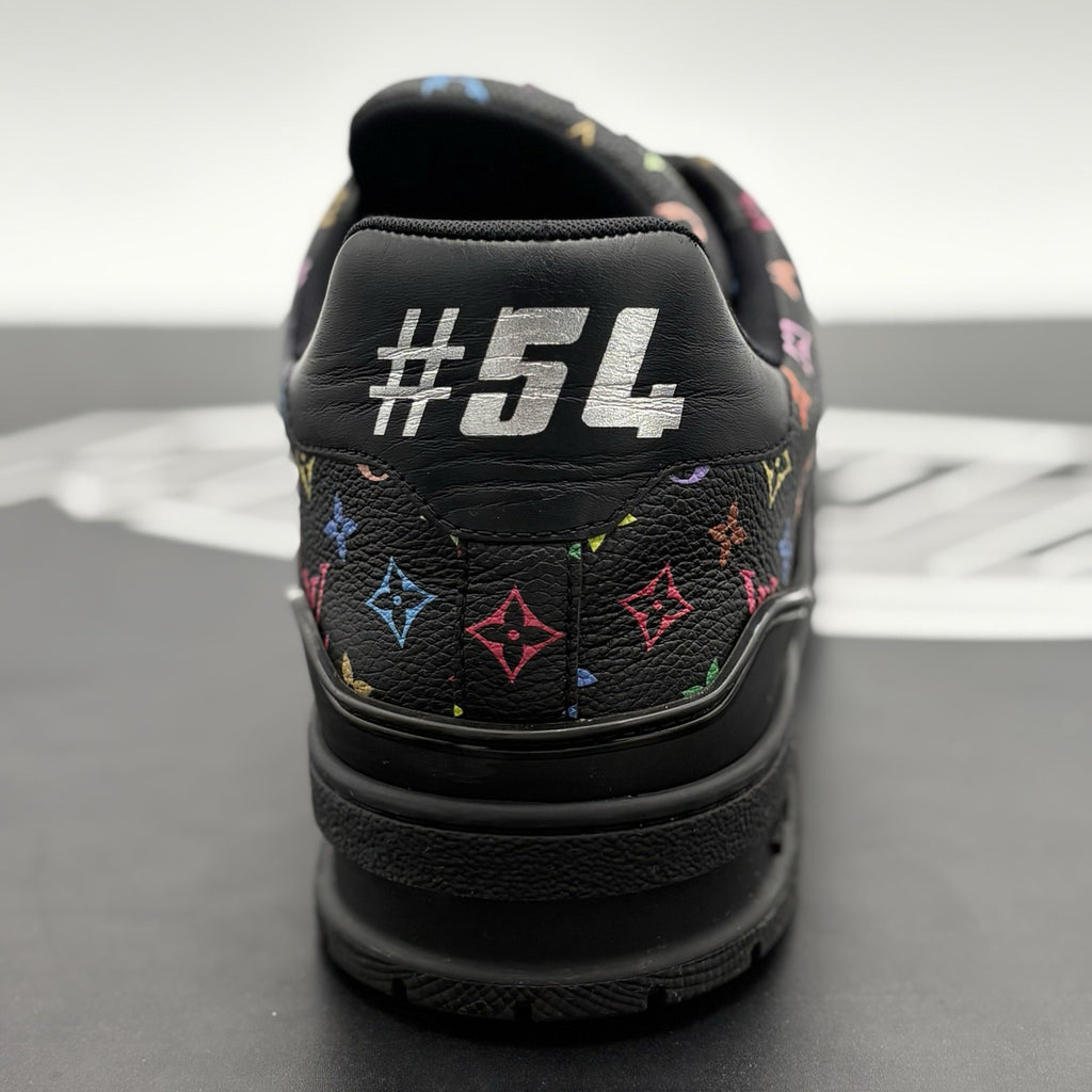 Size 8 LV (9-9.5 US) Louis Vuitton X Murakami Trainer ' Black ' | SUPER CLEAN