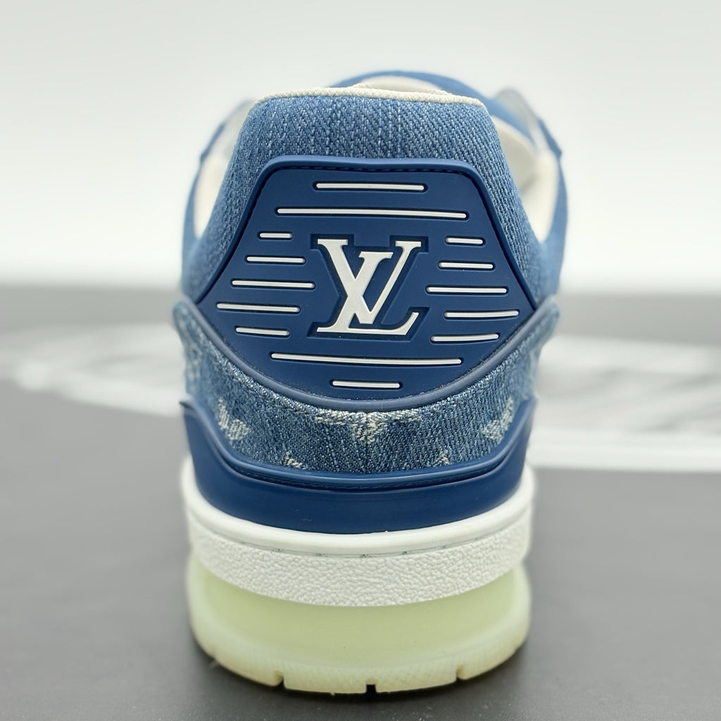 Size 8 LV (9-9.5  US) - Louis Vuitton Trainer Denim | SUPER CLEAN!