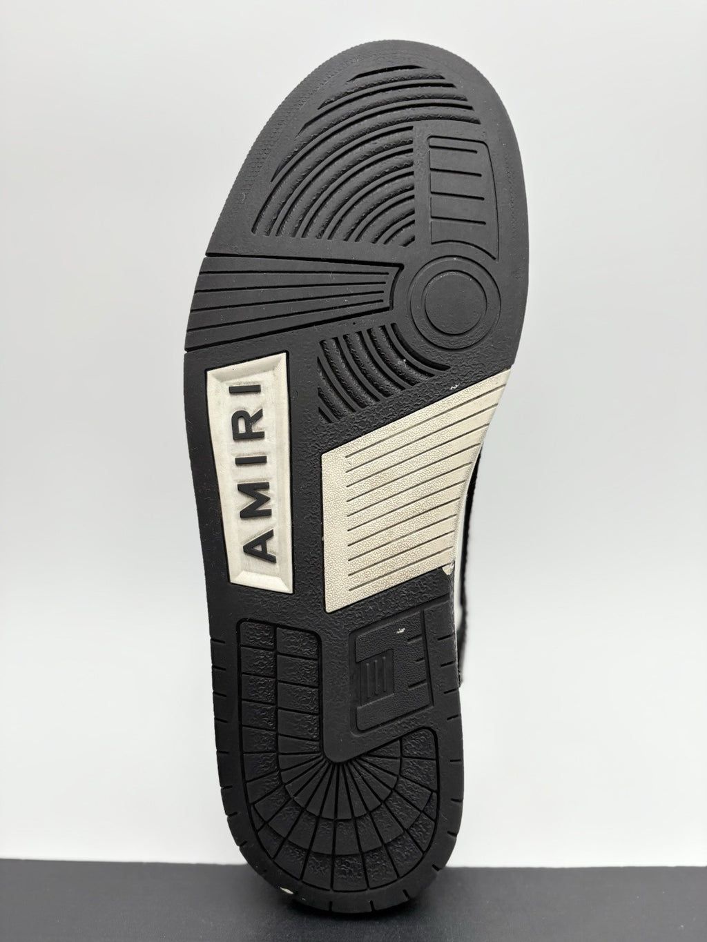 Size 46 (13 US) Amiri Skel Low Top Shimmer Sneaker ' Black '