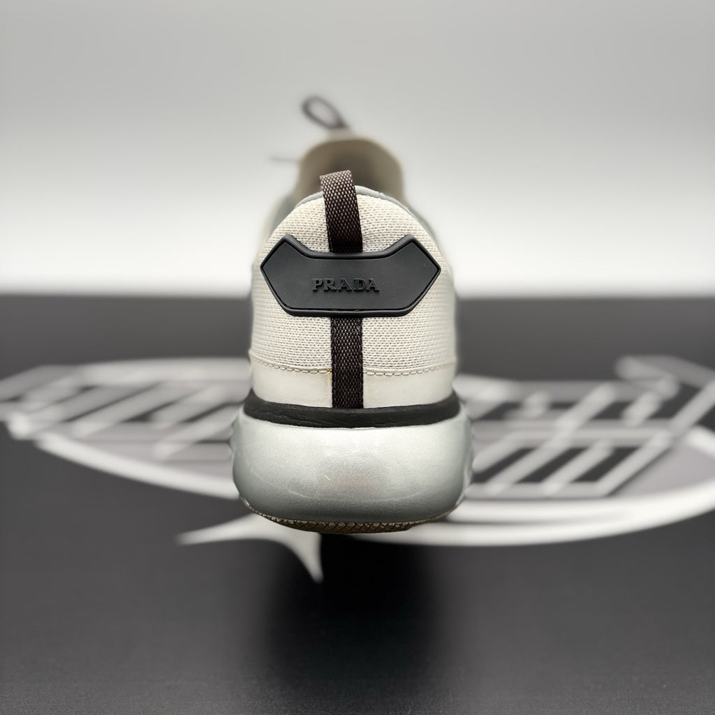 Size 6.5 UK (7.5 US) Prada Cloudbust Mesh ' White, Grey ' | GOOD CONDITION!
