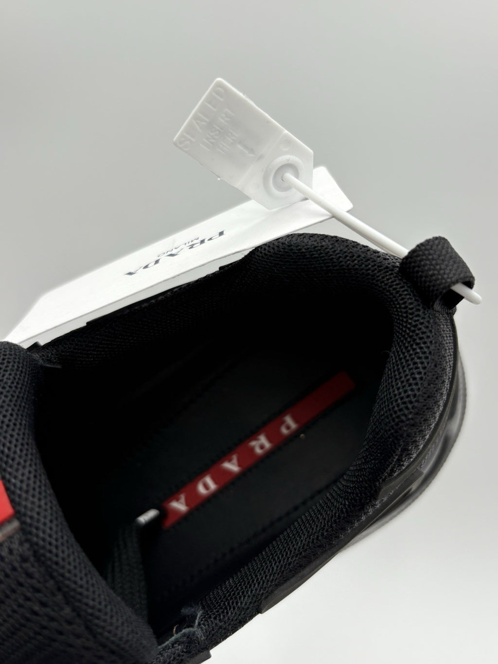 Size 7 UK (8 US) - Prada Americas Cup Sneakers ' Black ' | BRAND NEW!