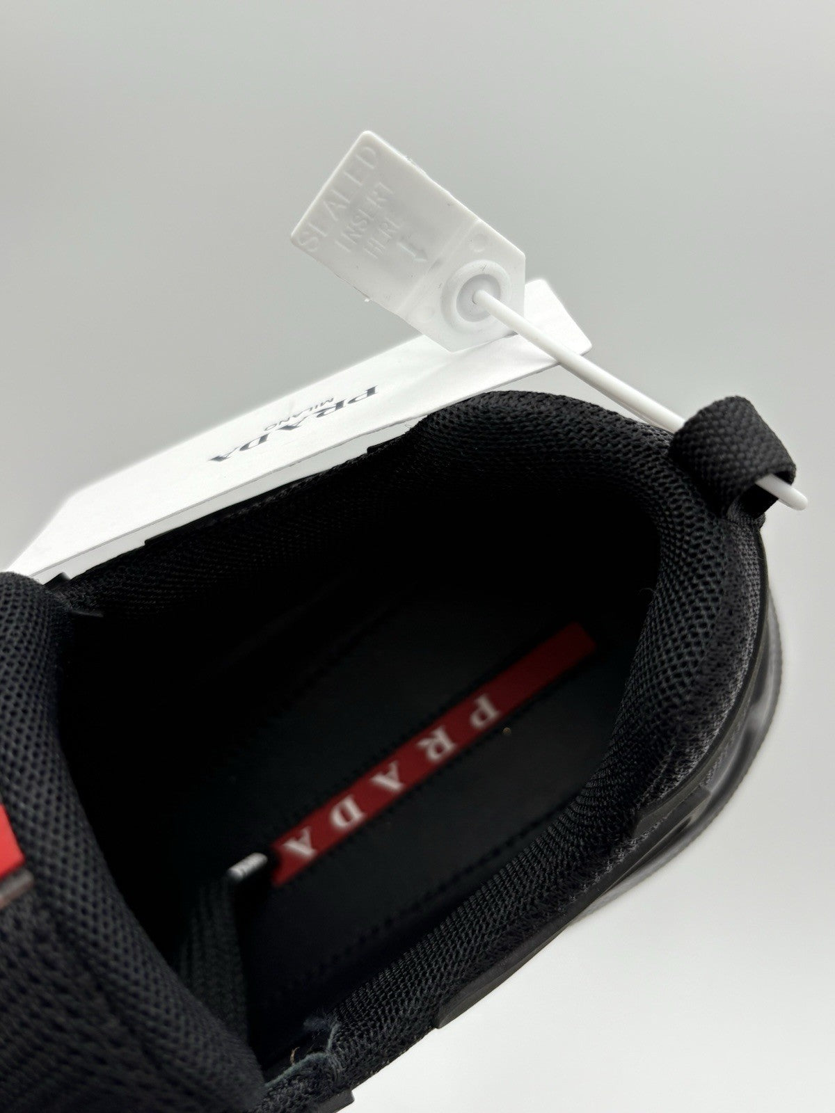 Size 7 UK (8 US) - Prada Americas Cup Sneakers ' Black ' | BRAND NEW!