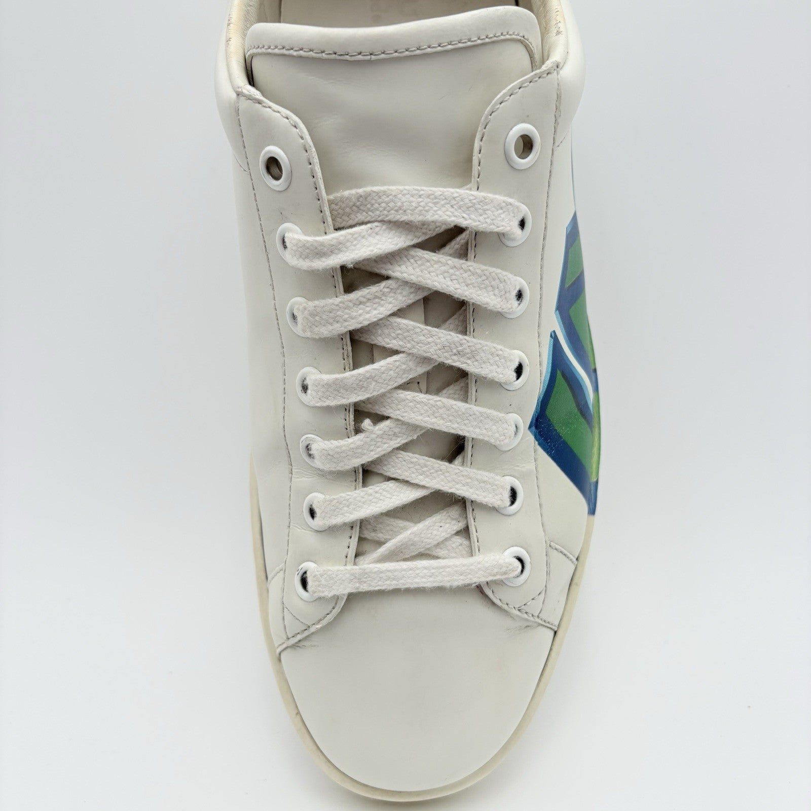Size 9 G (9.5 US) - Gucci Ace Leather ' Loved '