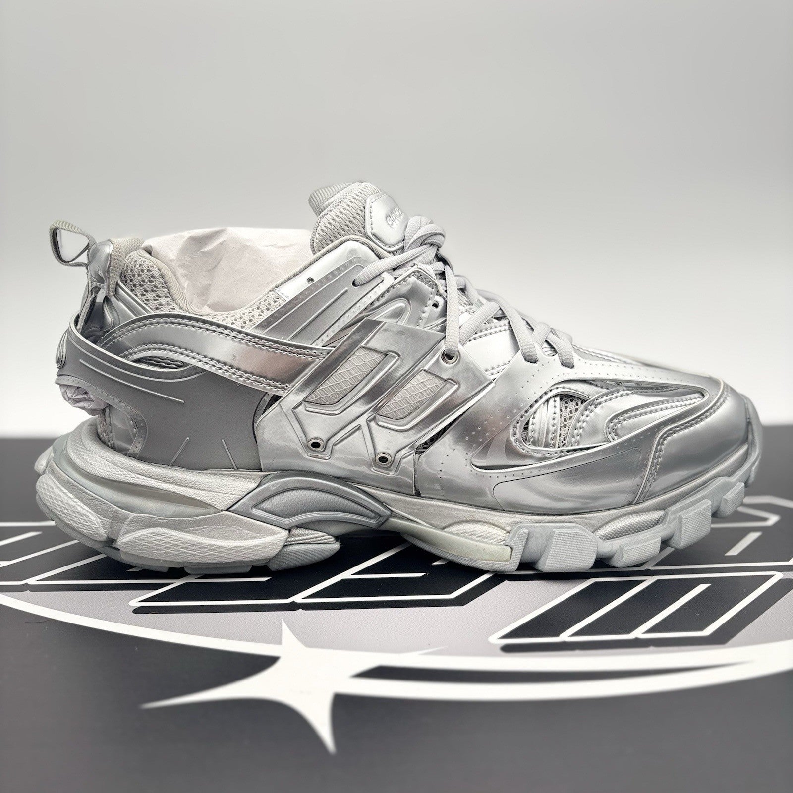 Size 43 EU (10 US) - Balenciaga Track ' Triple Silver ' | BRAND NEW!