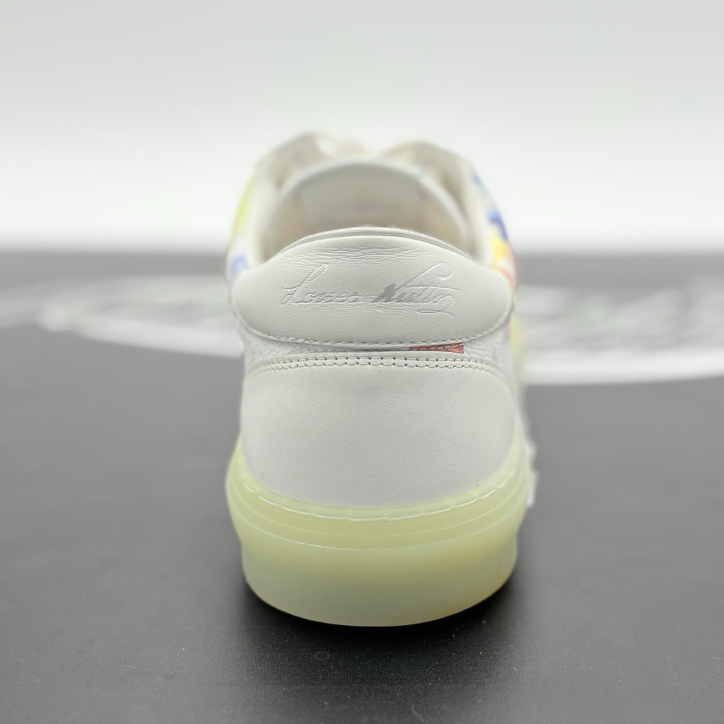 Size 8 LV (9-9.5 US) Louis Vuitton Ollie ' White Rainbow Monogram ' | GREAT COND