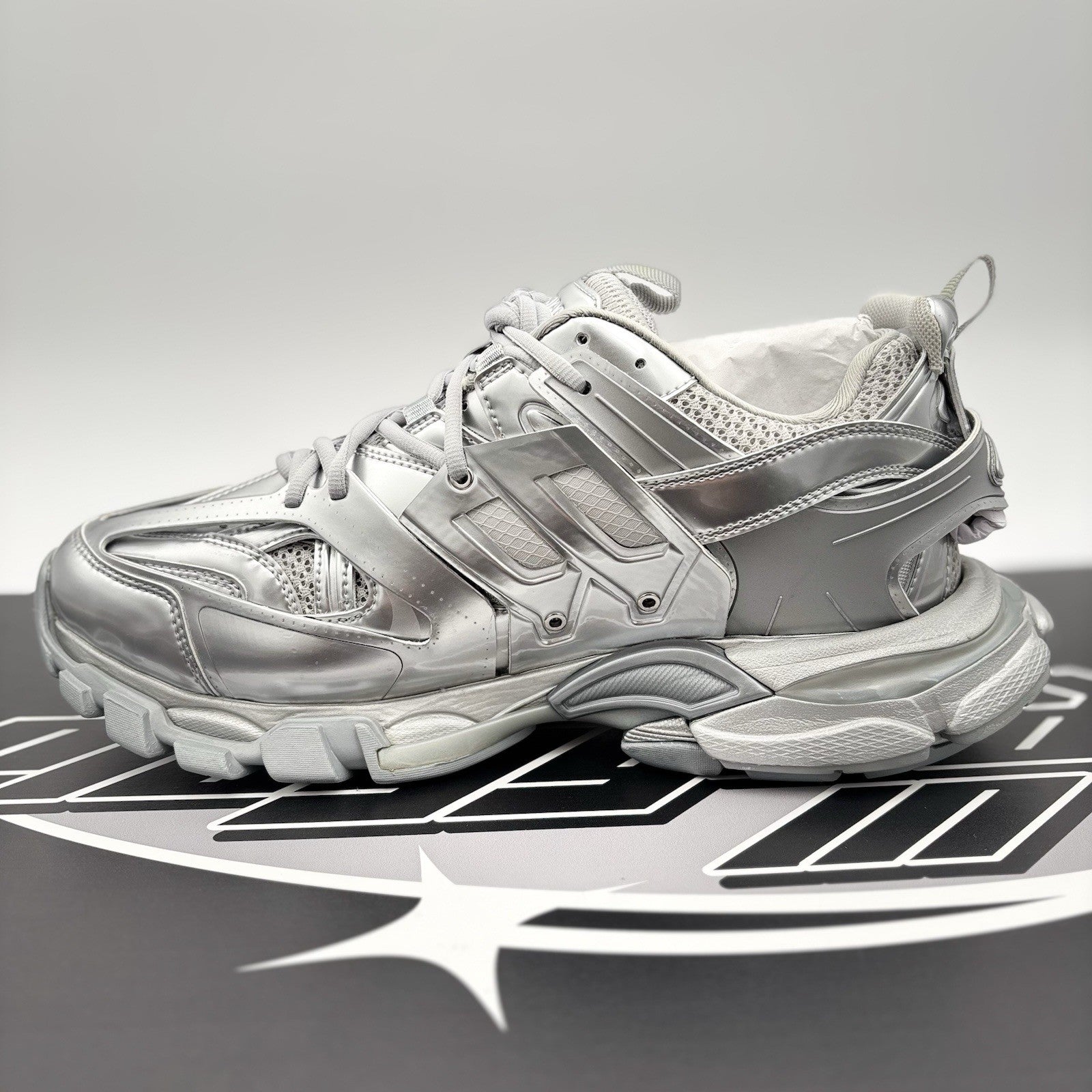 Size 44 EU (11 US) - Balenciaga Track ' Triple Silver ' | BRAND NEW!