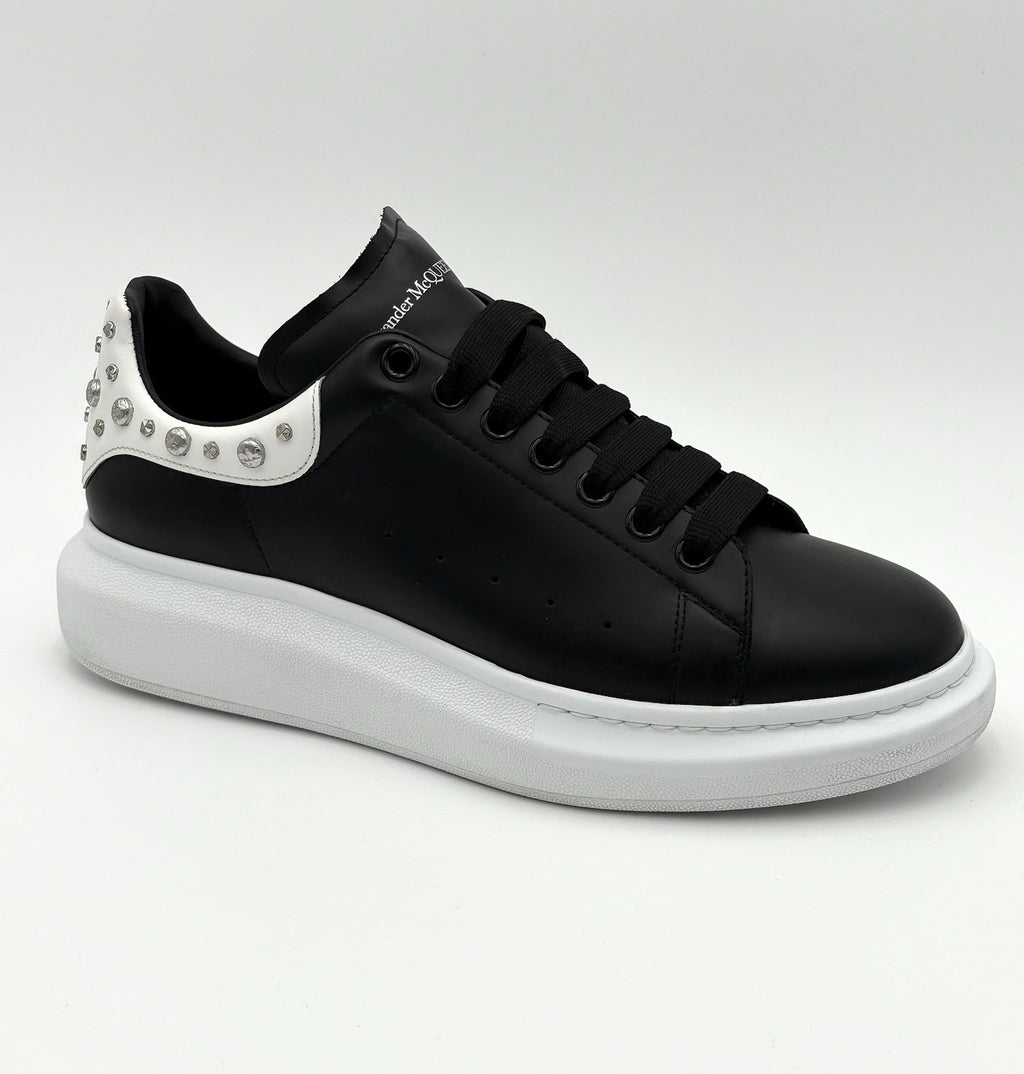 Size 43 (10 US) - Alexander McQueen Studded Oversized ' Black White ' | CLEAN!