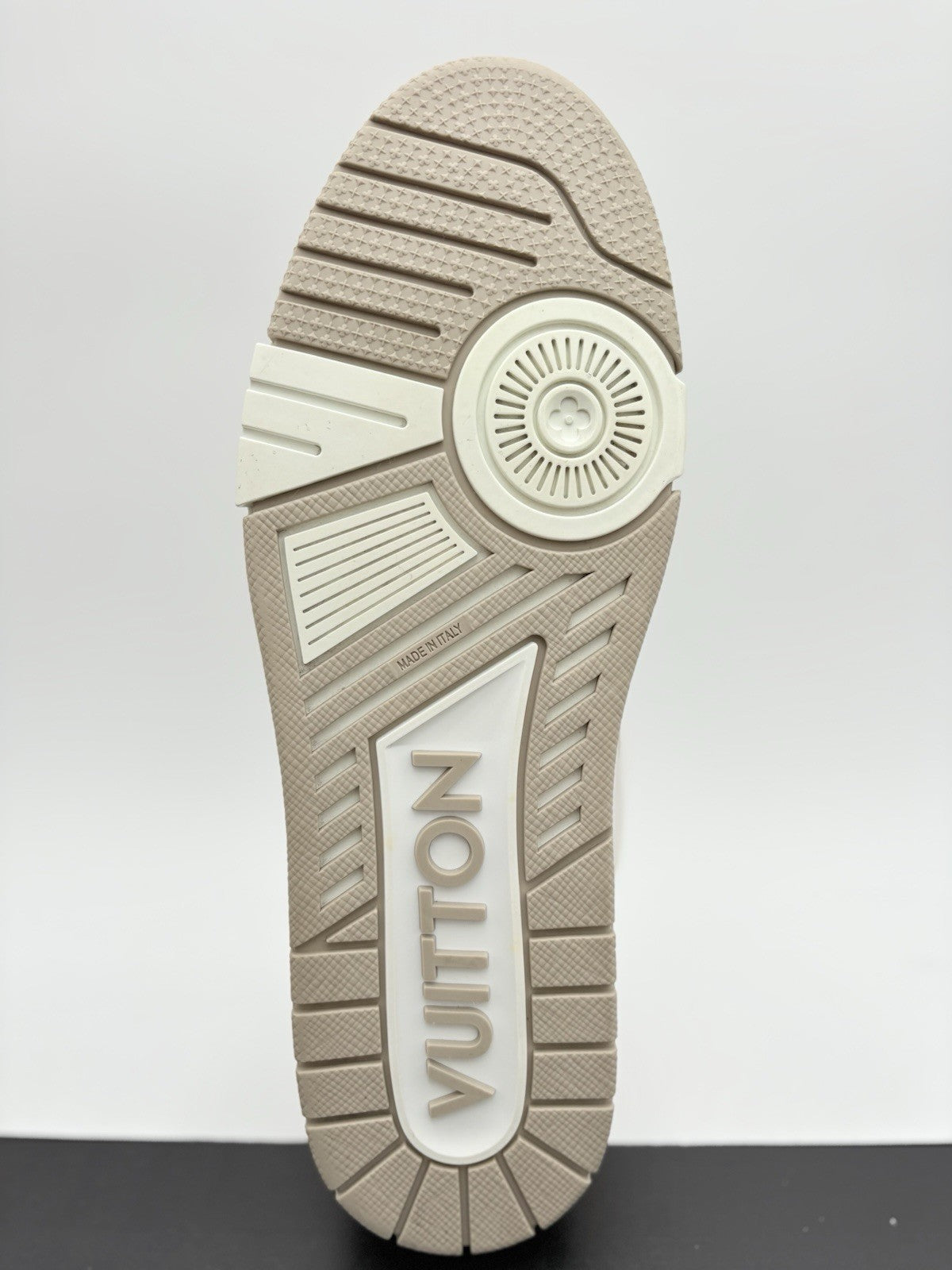 Size 11 LV (12-12.5 US) Louis Vuitton Trainer Strap ' Beige ' | SUPER CLEAN!
